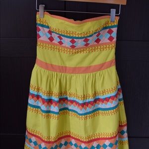 Anthropologie Leifsdottir Strapless Dress